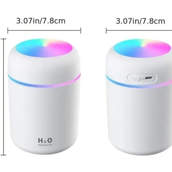 Portable 300ML Mini Cup Spray Humidifier with Night Light - Picture 3 of 5